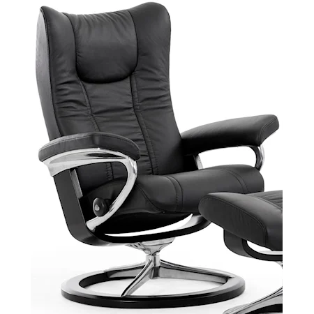 Large Reclining Chair with Signature Base